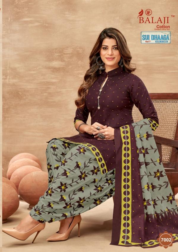 Balaji Sui Dhaaga Vol-7 Cotton Exclusive Designer Readymade Collection